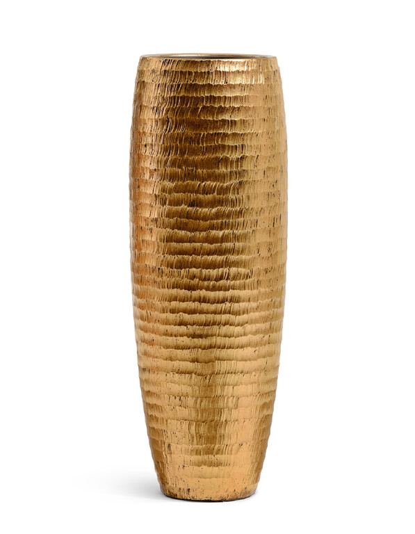 Кашпо TREEZ Effectory Metal Высокая Design-ваза Чеканное золото в-97 см, д-35 см 1/1 41.3321-04-069-GLD/C-97