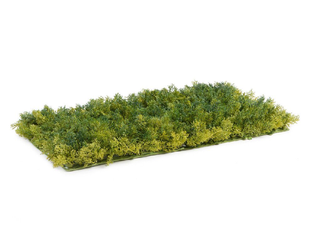 Мох Ягель коврик зелёный микс 25х50 см (пластик) 20/20 20.072027N-M Treez